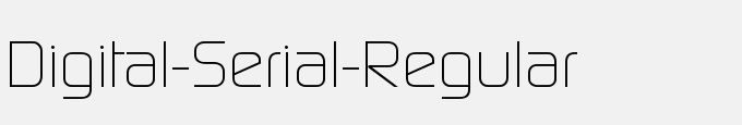 Digital-Serial-Regular