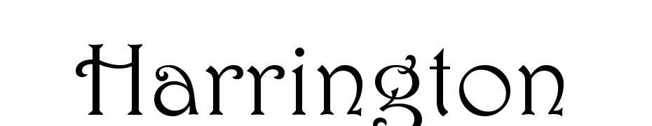 Harrington Font Download Free